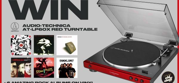 Win Audio-Technica Turntable + Rockin' Vinyl Set