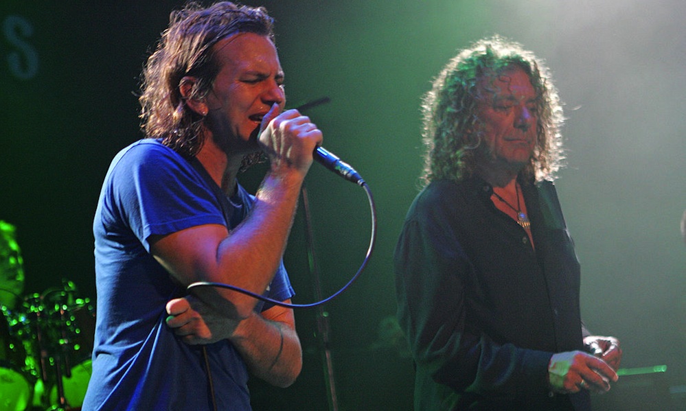Eddie Vedder Robert Plant