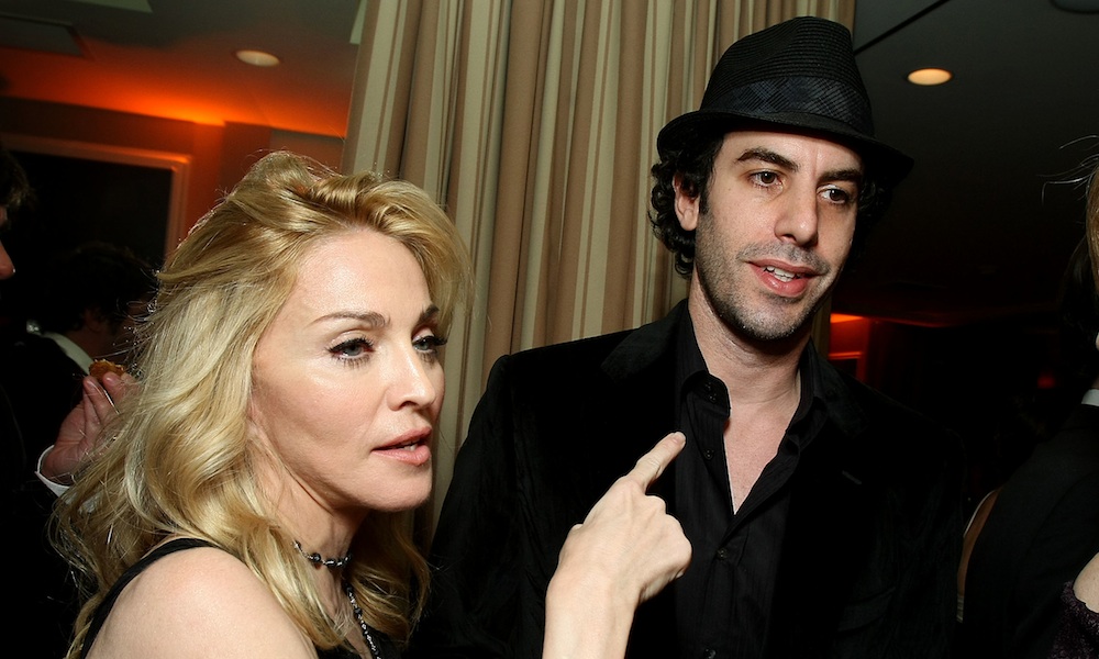 Madonna and Sacha Baron Cohen