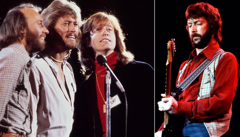 bee gees, eric clapton 