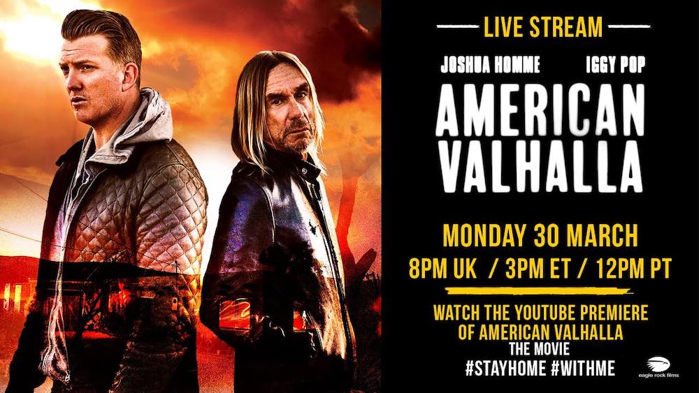 gør det fladt Græsse underordnet Iggy Pop & Josh Homme Announce One-Time Online Screening Of American  Valhalla | I Like Your Old Stuff | Iconic Music Artists & Albums | Reviews,  Tours & Comps