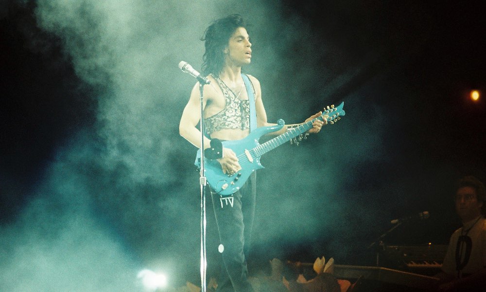 prince, blue cloud guitar