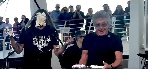 Watch Roger Daltrey Smash Sebastian Bach In The Face With A Cake