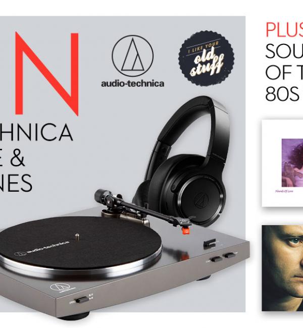 Win Audio Technica Turntable & Headphones + 80s Vinyl Set